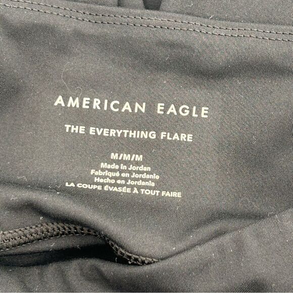American Eagle The Everything Highest Waist Flare Legging black size medium - Picture 9 of 10